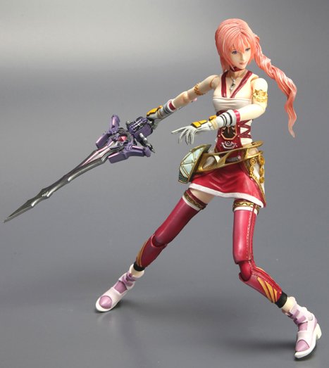 Final Fantasy XIII-2 Play Arts Kai Pre-Painted Figure: Serah Farron image 6