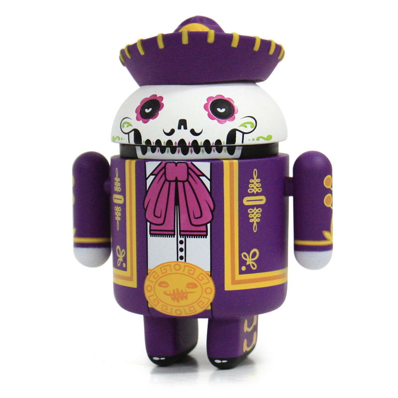 Google Android Non Scale Pre-Painted Vinyl Mini Collectible Series Special Edition: Don Pablo Calaveroid image 1