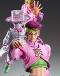 Super Figure JoJo's Bizarre Adventure Part 4 #36 Non Scale Pre-Painted PVC Figure: Kishibe Rohan & Heavens Door Second (Hirohiko Araki Specify Color) thumbnail 2