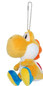 Super Mario Series Plush Doll: Orange Yoshi Mascot_