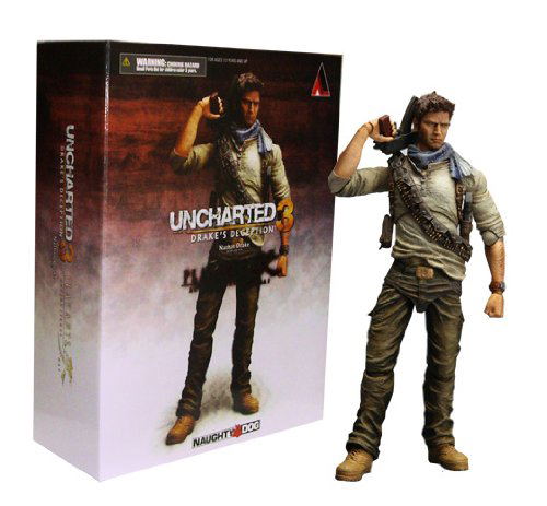 Uncharted 3 Play Arts Kai Non Scale Pre-Painted PVC Figure: Nathan Drake image 1