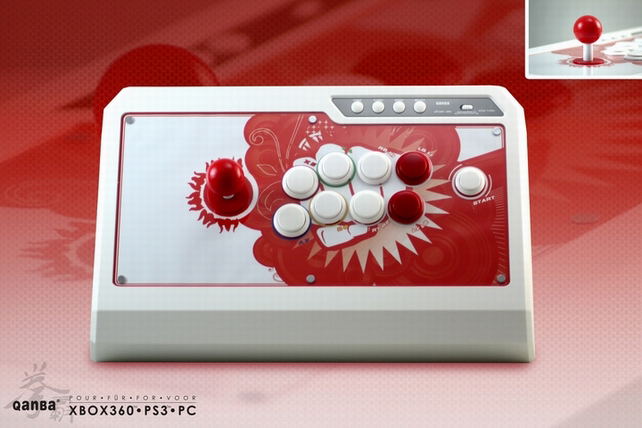 Qanba Q4 Real Arcade Fightingstick (White Edition) image 1