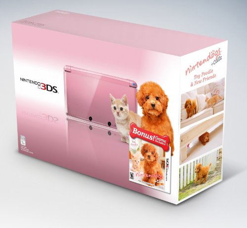 Nintendo 3DS Bundle (Nintendogs + Cats: Toy Poodle & New Friends) image 1