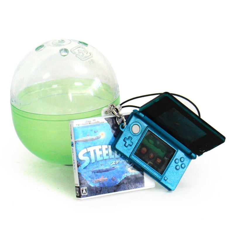 Mini Nintendo 3DS + Game Mascot Pre-Painted Gashapon image 1