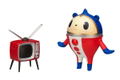Twin Pack Persona 4 Non Scale Pre-Painted PVC Figure: Teddie and TV thumbnail 1
