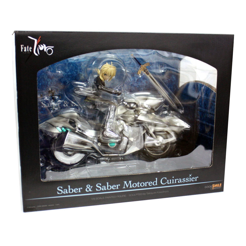 Fate/Zero 1/8 Scale Pre-Painted PVC Figure: Saber & Saber Motored