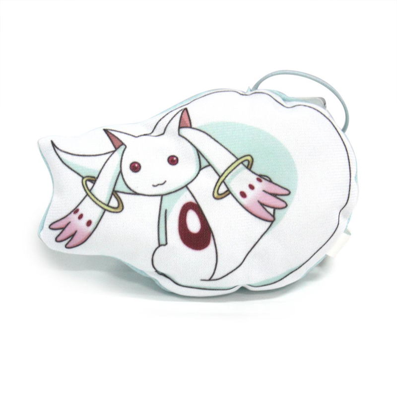 Puella Magi Madoka Magica Flat Plush Doll: Kyubey (B) image 1
