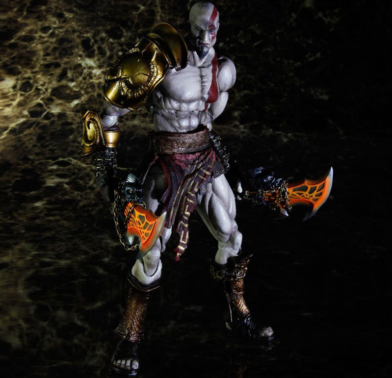 God of War III Play Arts Kai Non Scale Pre-Painted PVC Figure: Kratos image 3