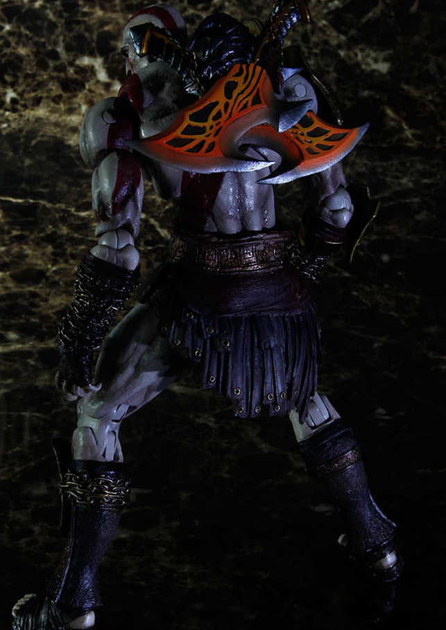 God of War III Play Arts Kai Non Scale Pre-Painted PVC Figure: Kratos image 4
