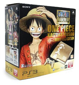 PlayStation3 Slim Console - One Piece: Kaizoku Musou Gold Edition (HDD 320GB Model) - 110V