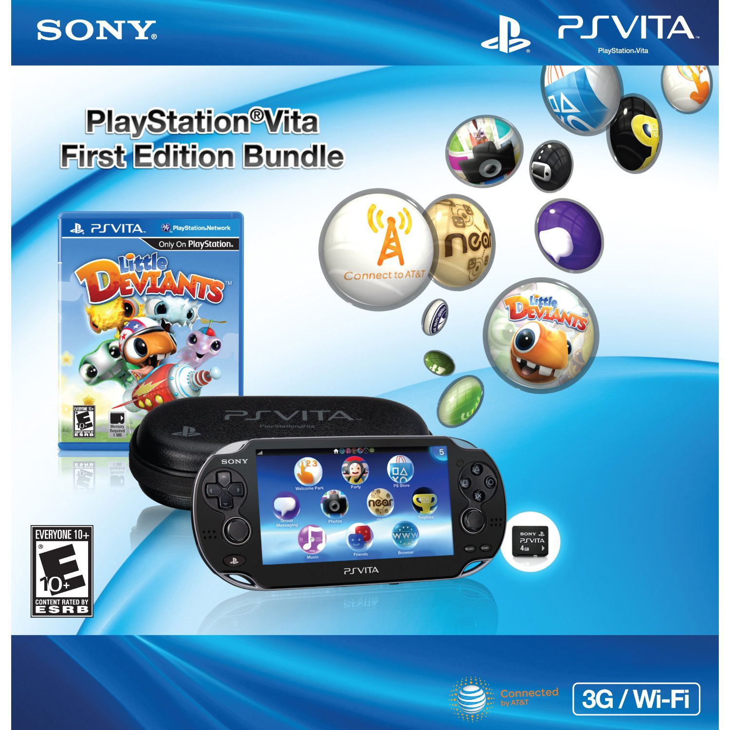 PS Vita PlayStation Vita - 3G/Wi-Fi Model (Little Deviants First