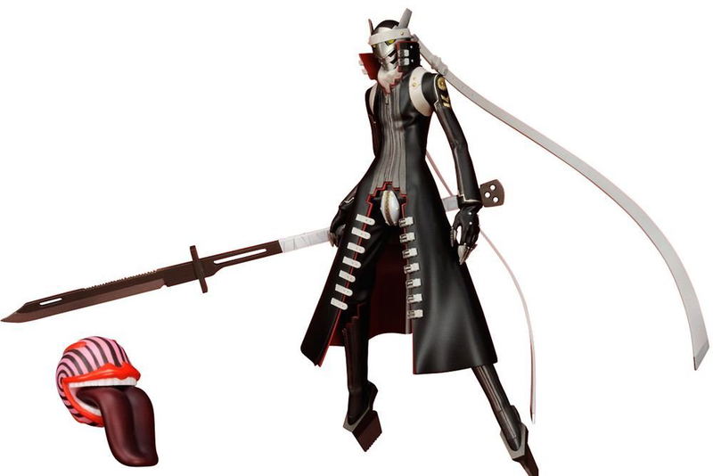 Twin Pack DX Non Scale Pre-Painted PVC Figure: Izanagi & Slipping Hablerie image 1