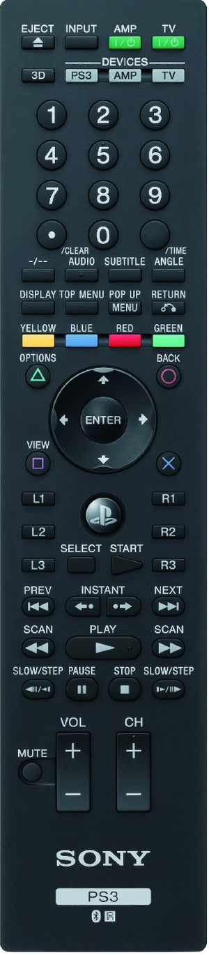 Media / Blu-Ray Disc Remote Control_