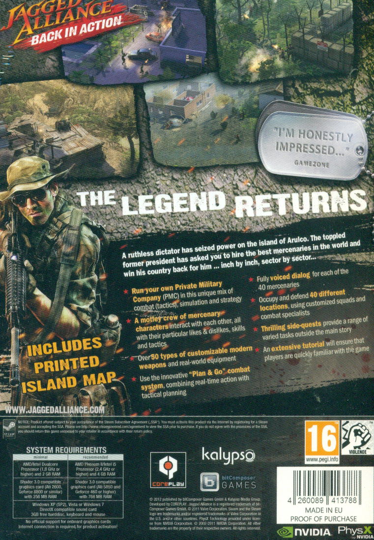 Jagged Alliance: Back in Action (DVD-ROM) image 2