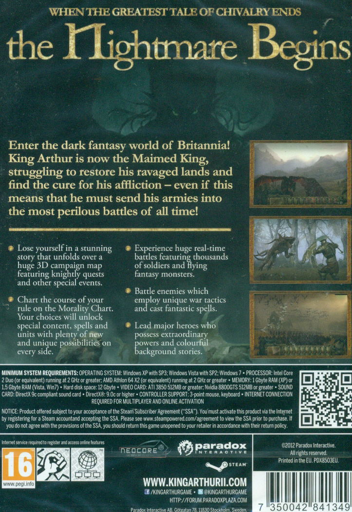 King Arthur II: The Role-Playing Wargame (DVD-ROM) image 2