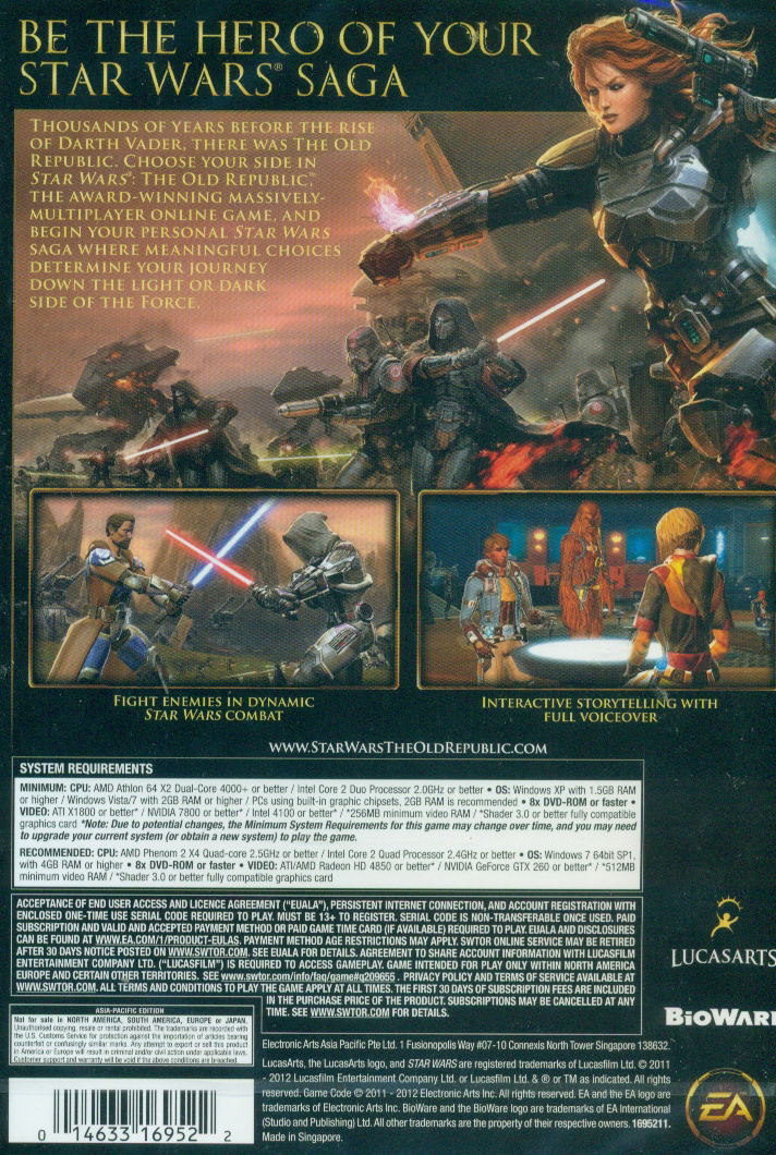 Star Wars: The Old Republic (DVD-ROM) image 2
