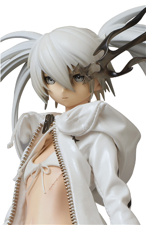 Real Action Heroes - Black Rock Shooter Pre-Painted Action Figure: White Rock Shooter
