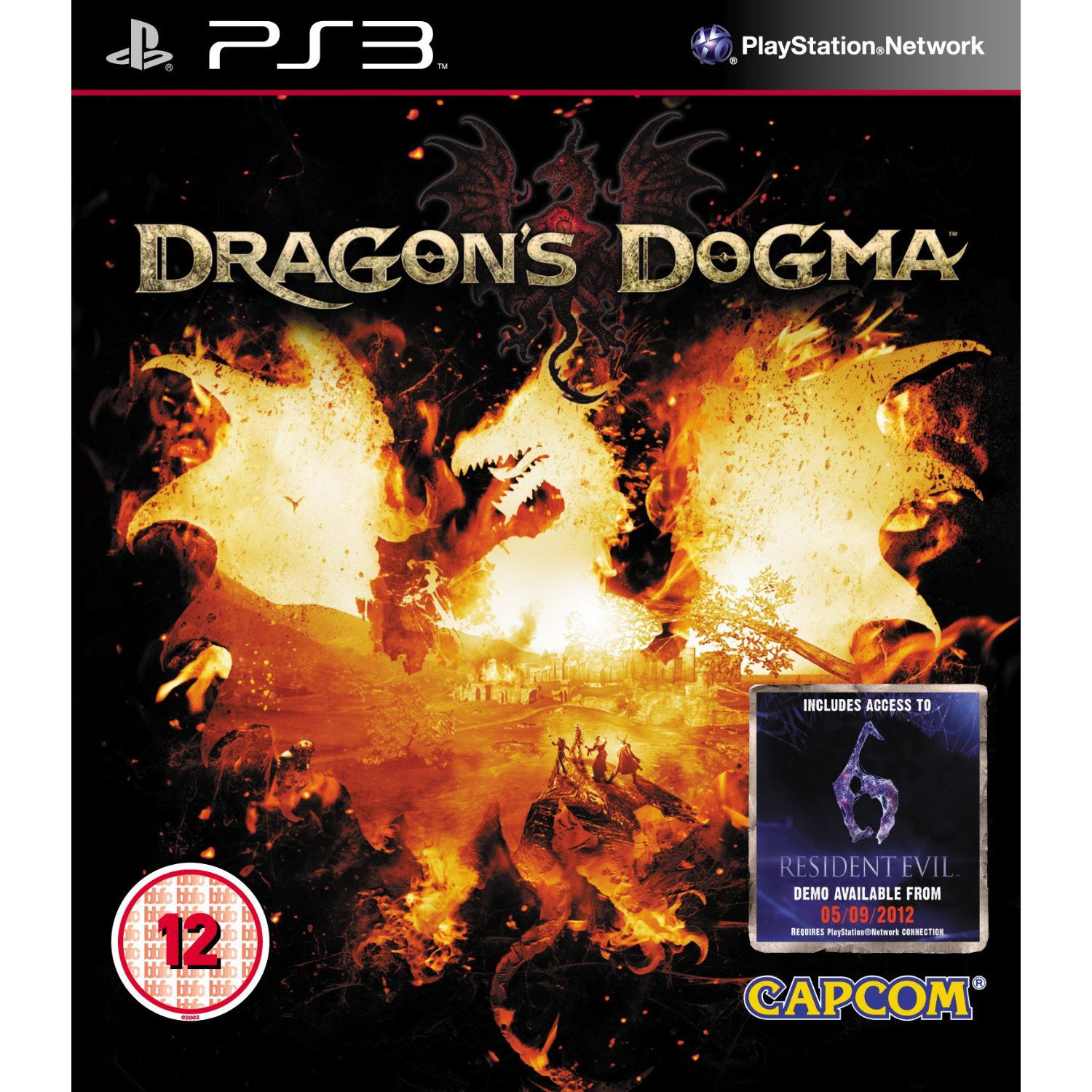 その他 Dragon's Dogma Limited Edition (PS3) DRAGON'S DOGMA e-Capcom LIMITED EDITION Dragon Statue Figure