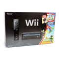 Wii Black Bundle (with New Super Mario Bros. Wii & Mario Music CD) thumbnail 1