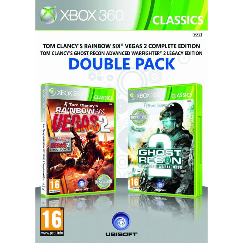 Tom Clancy's Rainbow Six Vegas 2 & Ghost Recon Advanced Warfighter 2 Double Pack (Classics) image 1