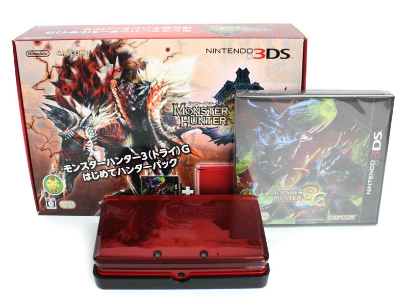Nintendo 3DS (Monster Hunter 3G Beginner Hunters Pack Red Edition) image 2