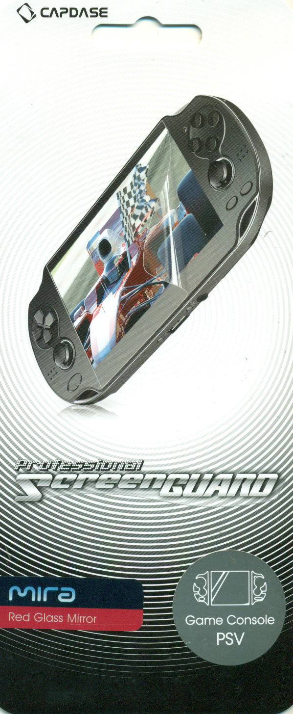 Capdase Mira BodiFender (Red Glass Mirror) Screen & Sides Panel PS Vita image 1