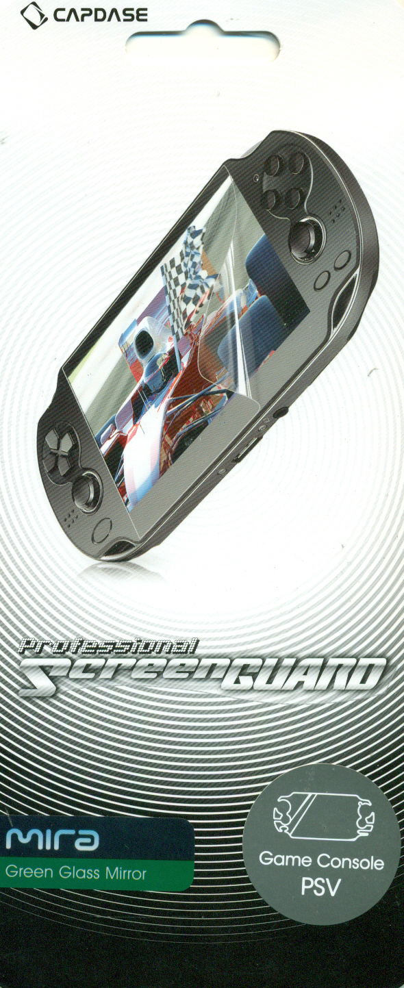 Capdase Mira Professional Screenguard (Green Glass Mirror) Full Cover PS Vita image 1