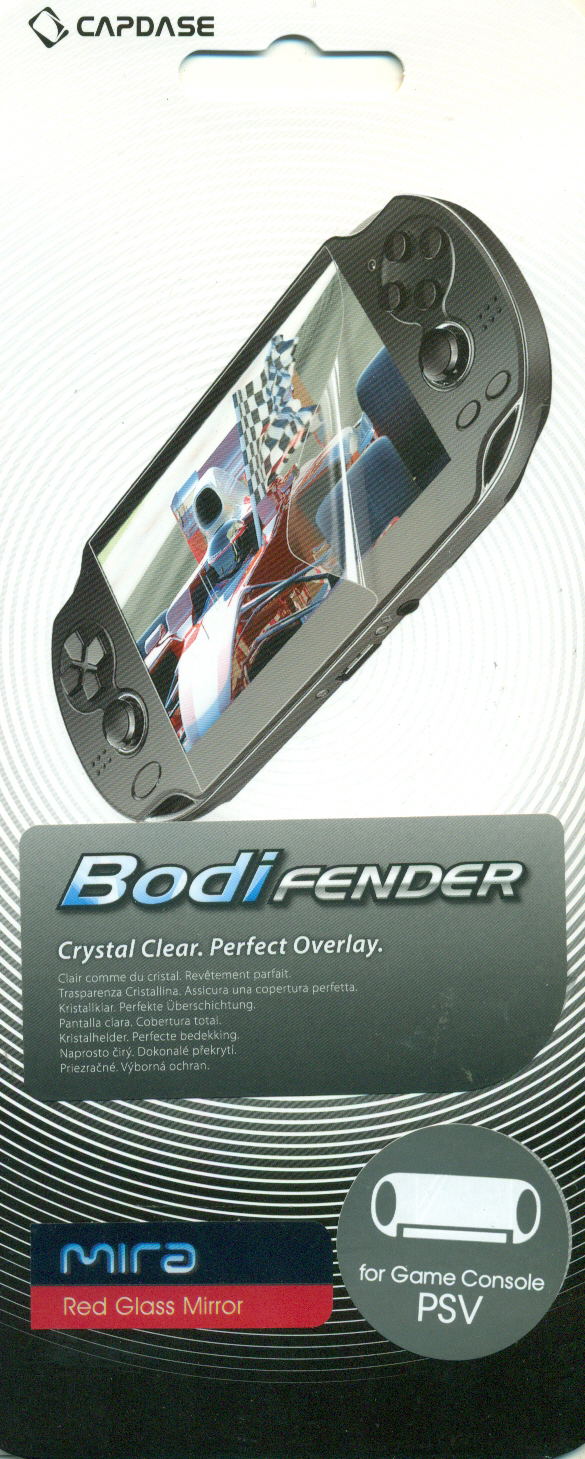 Capdase Mira BodiFender (Red Glass Mirror) Back-Side Protector PS Vita image 1