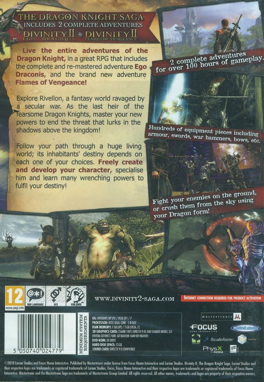 Divinity II: The Dragon Knight Saga (DVD-ROM) image 2
