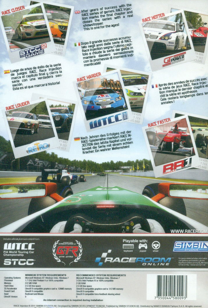 RACE Injection (DVD-ROM) image 2