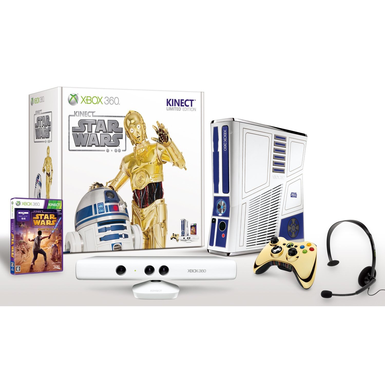 Xbox 360 Slim Console (320GB) Kinect Star Wars Limited Edition