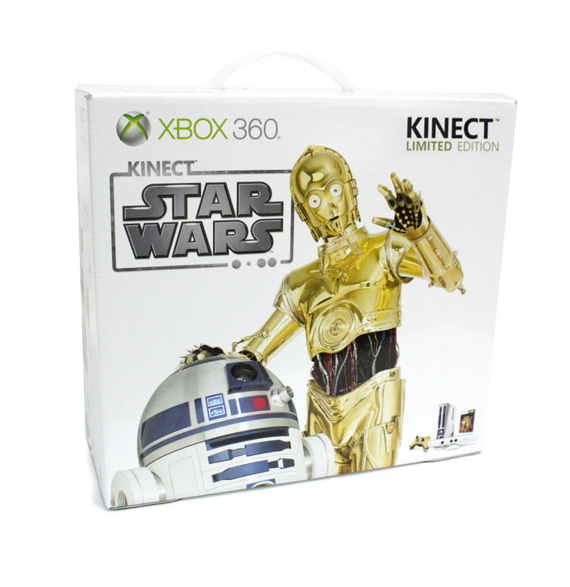 Xbox 360 Slim Console (320GB) Kinect Star Wars Limited Edition image 1