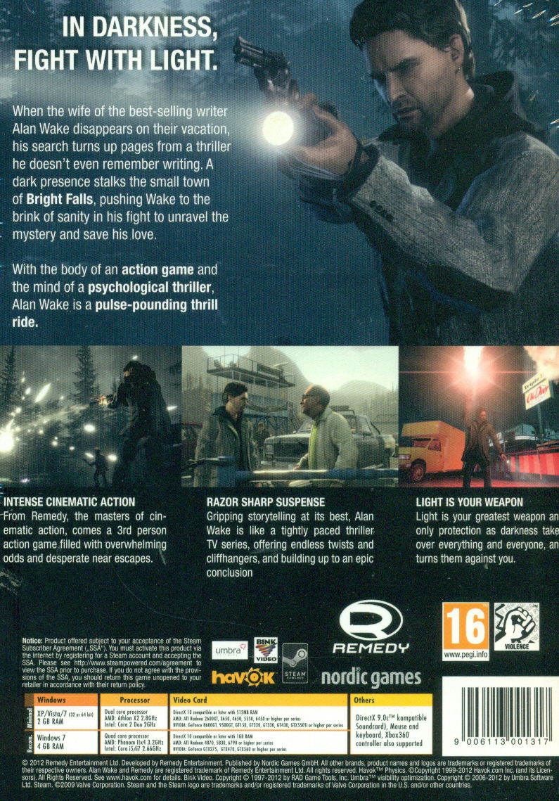 Alan Wake (Special Edition) (DVD-ROM) image 2