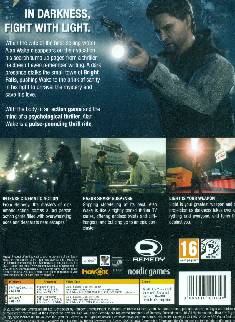 Alan Wake (Collector's Edition) (DVD-ROM) image 2