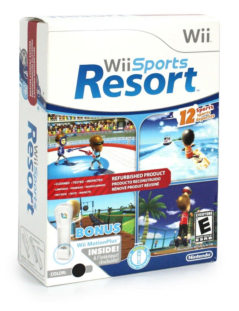Wii Sports Resort (with Wii MotionPlus) Refurbished Product for Nintendo Wii