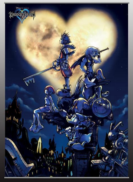 Kingdom Hearts Wall Scroll image 1