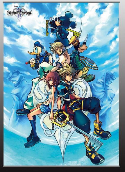 Kingdom Hearts II Wall Scroll image 1