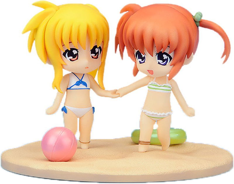 Nendoroid Petit Magical Girl Lyrical The Movie 1st: Nanoha and Fate Summer Memories image 1