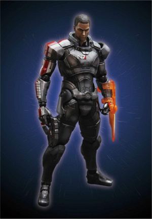 Square Enix Mass Effect Play Arts Kai Pre-Painted Figure: Commander Shepard