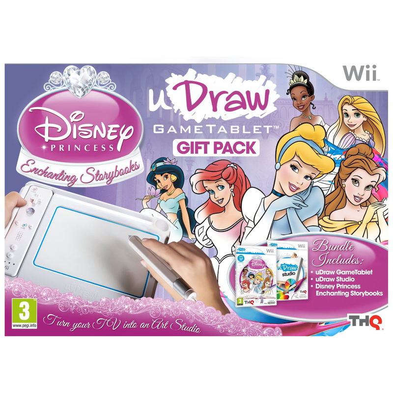 uDraw Tablet with Disney Princess and uDraw Studio image 1