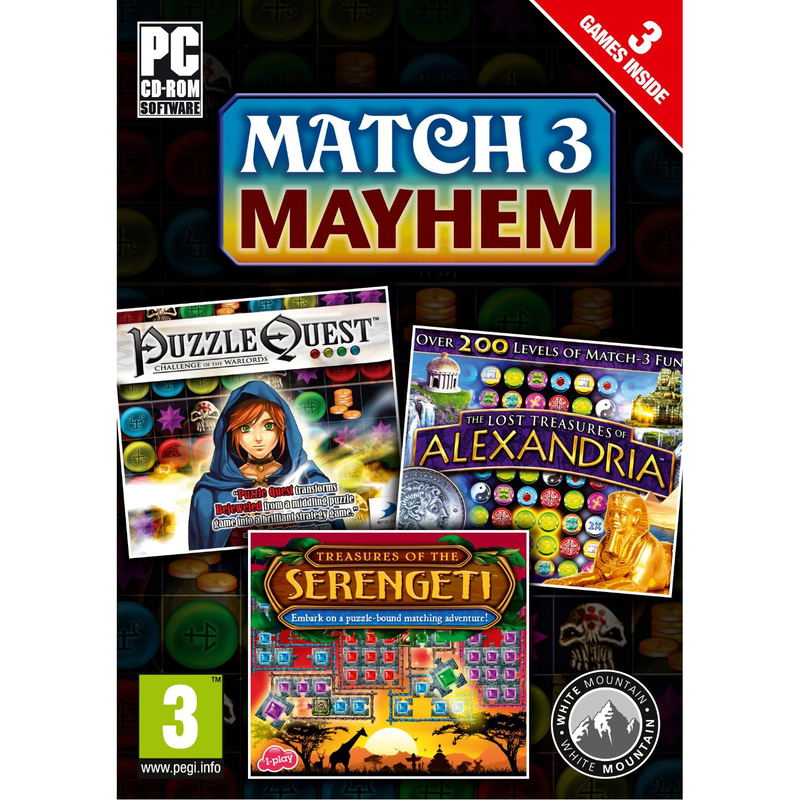 Match 3 Mayhem - Compilation (DVD-ROM) image 1