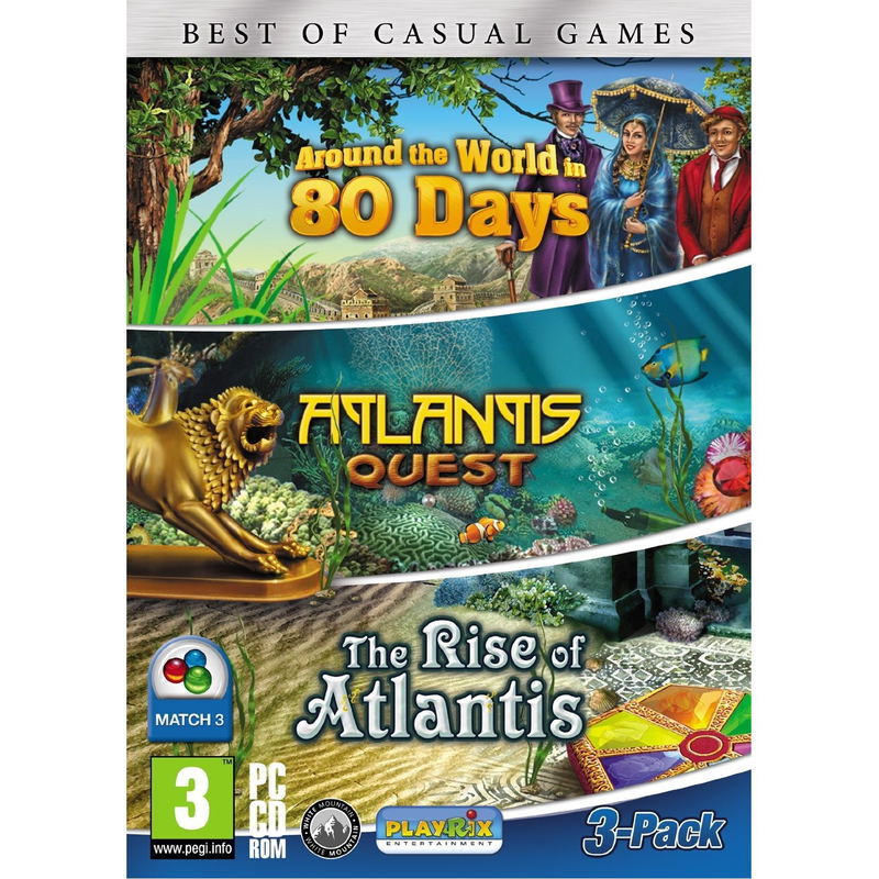 Around the World in 80 Days, Rise of Atlantis and Atlantis Quest - Triple Pack (DVD-ROM) image 1