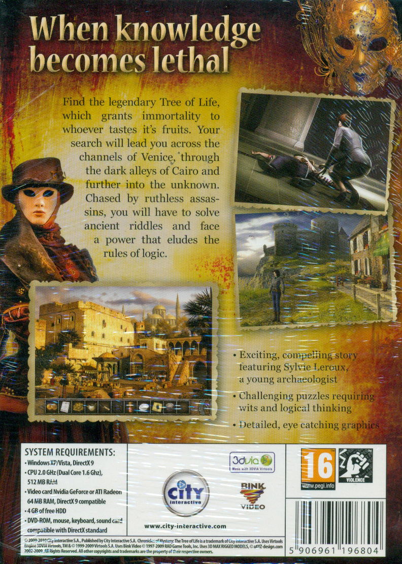 Chronicles Of Mystery: The Tree Of Life (DVD-ROM) image 2