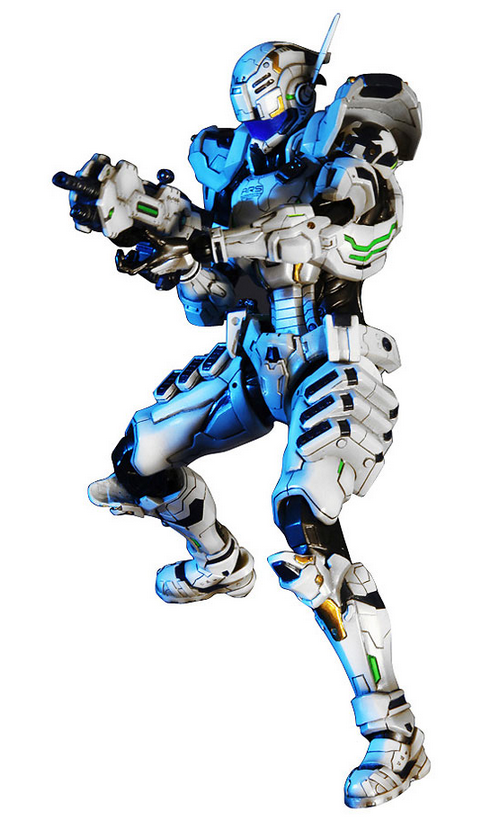 Vanquish Play Arts Kai Non Scale Pre-Painted PVC Figure: Sam Gideon image 1