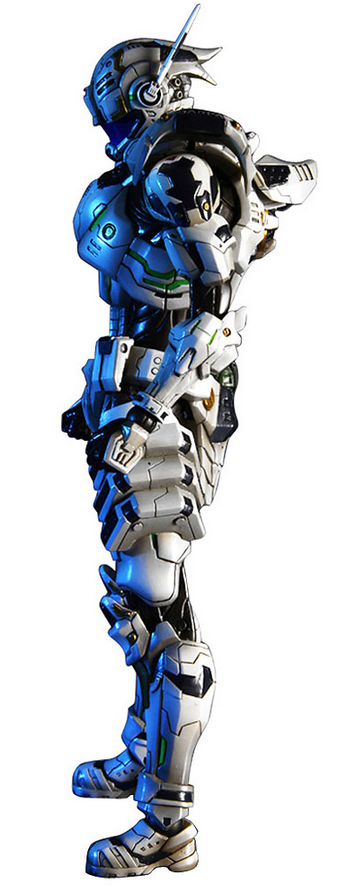 Vanquish Play Arts Kai Non Scale Pre-Painted PVC Figure: Sam Gideon image 3