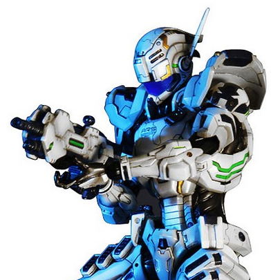 Vanquish Play Arts Kai Non Scale Pre-Painted PVC Figure: Sam Gideon image 2
