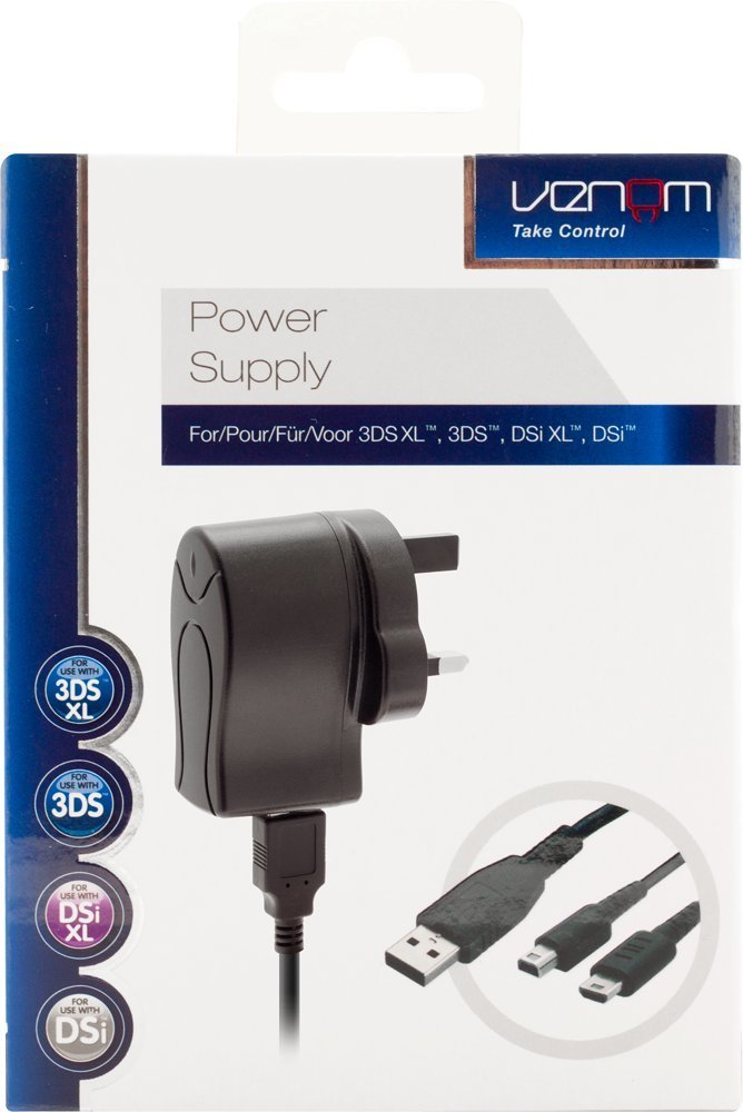 Venom 3DS/3DS XL/DSi/DSi XL/Power Supply Mains & USB image 1