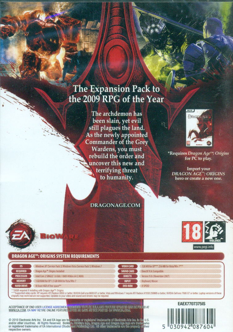 Dragon Age Origins: Awakening (DVD-ROM) image 2