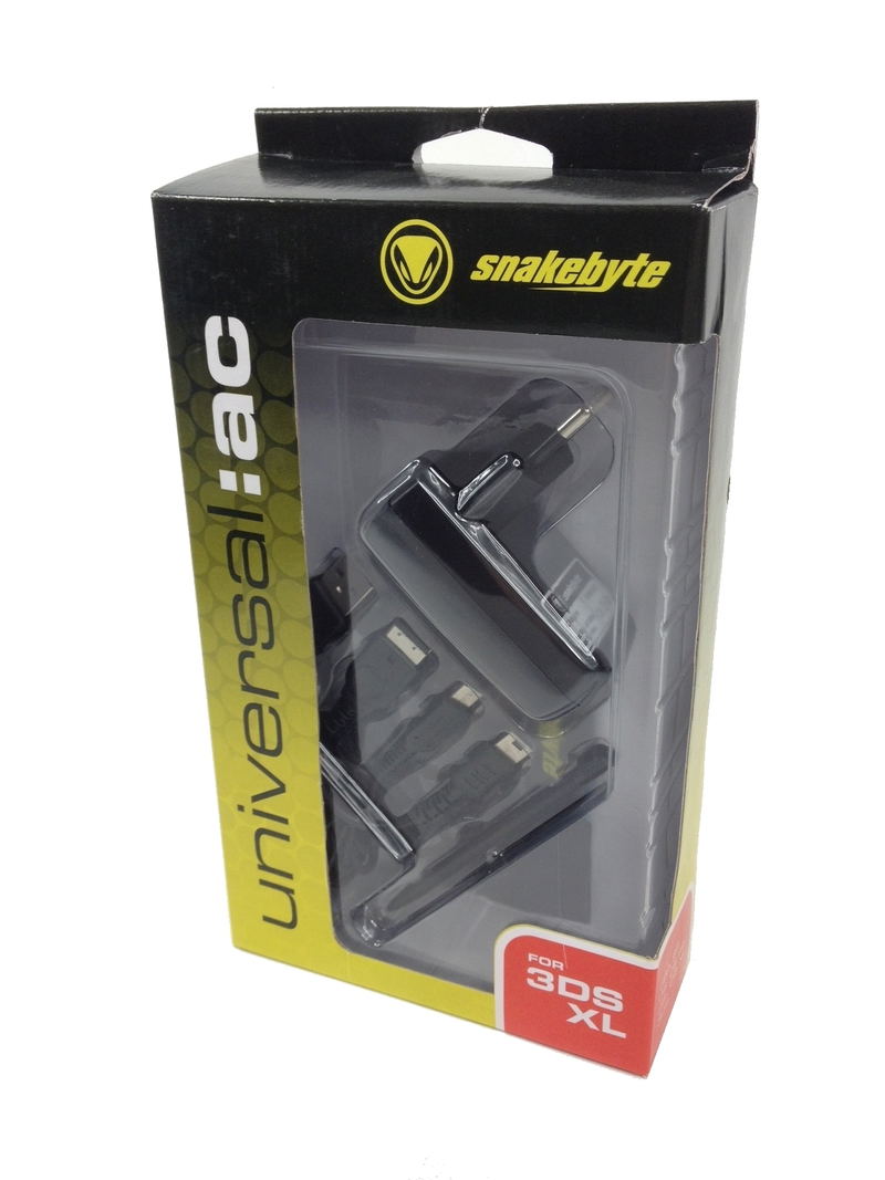 Snakebyte 3DS XL, 3DS, DSi, DSi XL & DS Lite Universal AC Power Adaptor with DSi Stylus Pen image 1