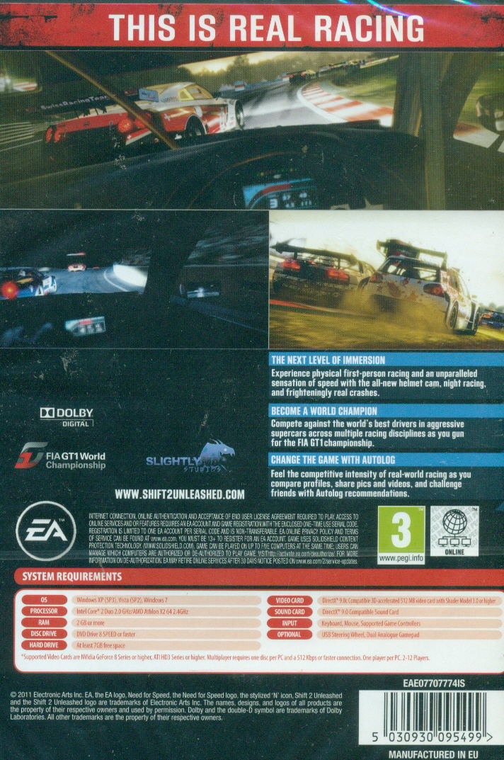 Shift 2 Unleashed: Need For Speed (DVD-ROM) image 2